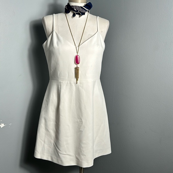 FRENCH CONNECTION Whisper Sundae V-Neck Mini Dress size 10 - Picture 2 of 10